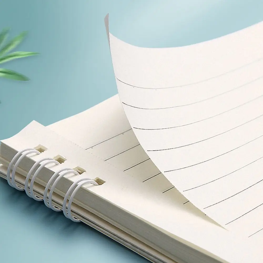 Thickened A5 Spiral Notebooks Color Perforated Pages Notepad Horizontal Line Inner Pages Hand Account Book Hand Account Book