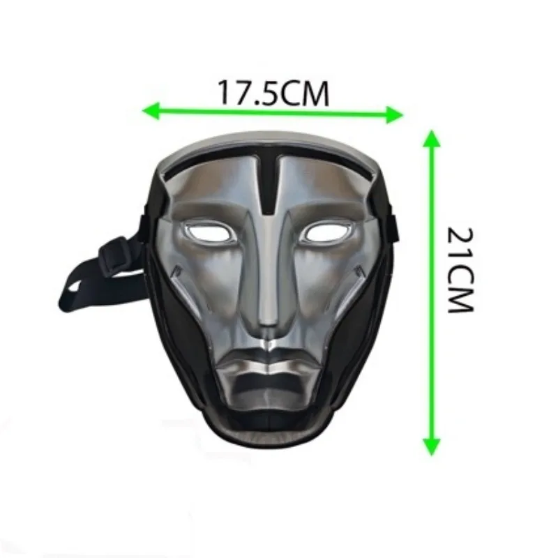 Full Face PVC Mask for Men Motorcycle Cycling CS Game Cosplay Masquerade Mask Carnival Party Cool Stage Dance Mask