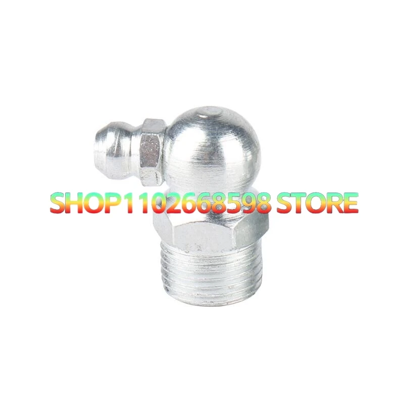 Nipple Metric Imperial Male Galvanized Iron Grease  Thread Straight Elbow Type Oil Zerk Fitting for Grease Gun