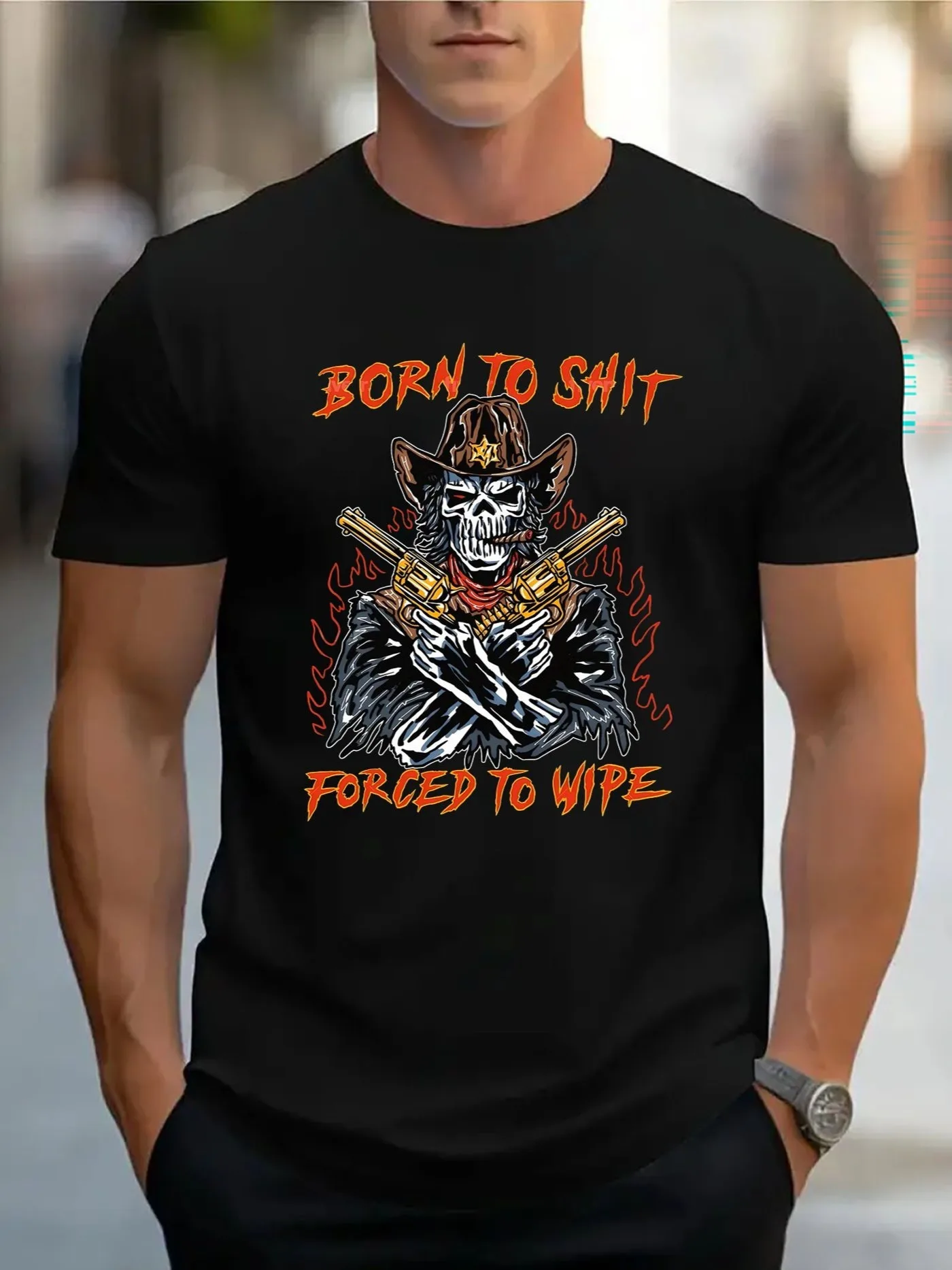 Men Casual Short Sleeve Tee 1 Pcs 100% Heavy Cotton - Comfortable Crew Neck, Soft Adorable Tees Tops
