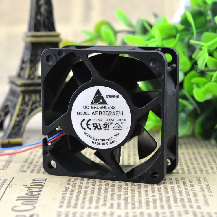 NEW ORIGINAL AFB0624EH 24V 0.18A 6025 60*60*25 mm COOLING FAN