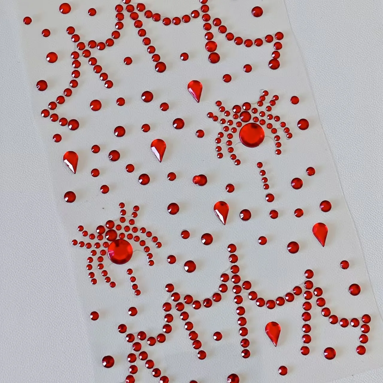 Halloween Stickers Party Stage Face Makeup Glitter Gem Cosplay Diamond Self Adhesive Decoration Craft Supply