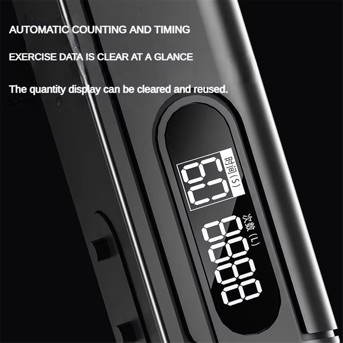 HIWS Electronic Counting Grip Professional Exercise Hand Strength Arm Muscle Training Finger Strength Black+Gray