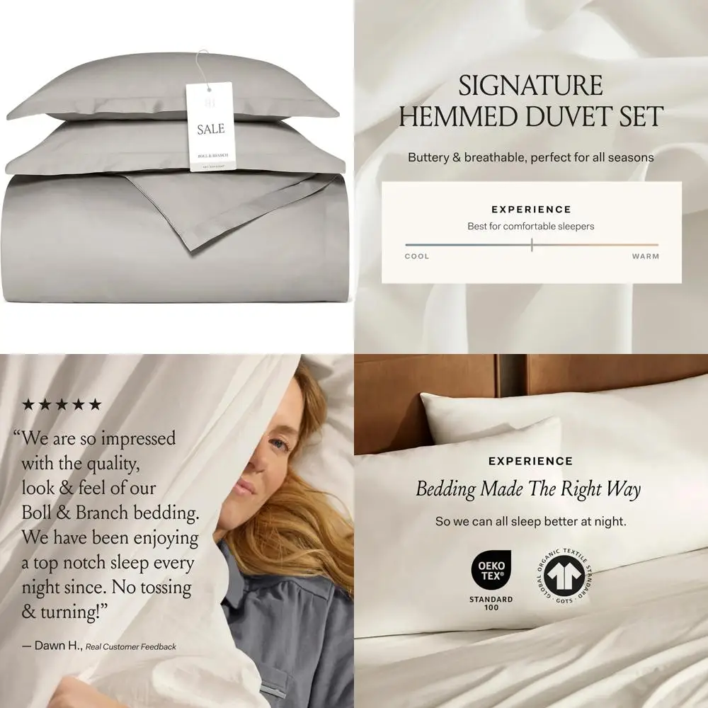 

Роскошный комплект пододеяльников из органического хлопка — полный размер/королевский размер, оловянный — в комплект входит 1 пододеяльник и 2 шама — мягкий и прочный