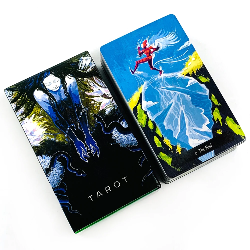 New Tarot Deck Mystical Artwork, Durable & Portable, Meditation & Party Games, Perfect for Divination & Gift Giving