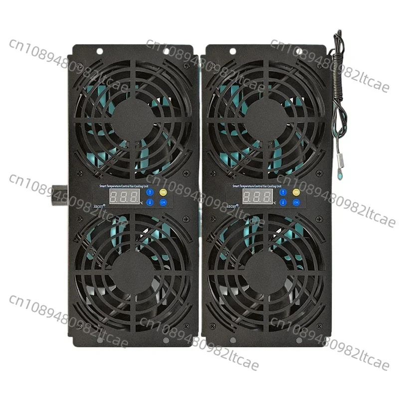 Cabinet Fan Unit Chassis Fan Group Temperature Control Cooling Fan Module Stepless Speed Regulation Energy Saving Mute