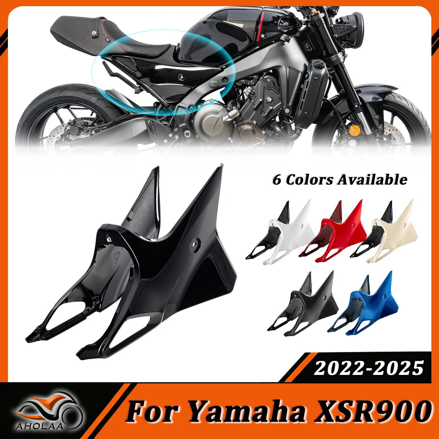 

Motorcycle Left Right Seat Side Cover Fairing Panel For Yamaha XSR 900 XSR900 Accessories Frame Guard 2022 2023 2024 2025