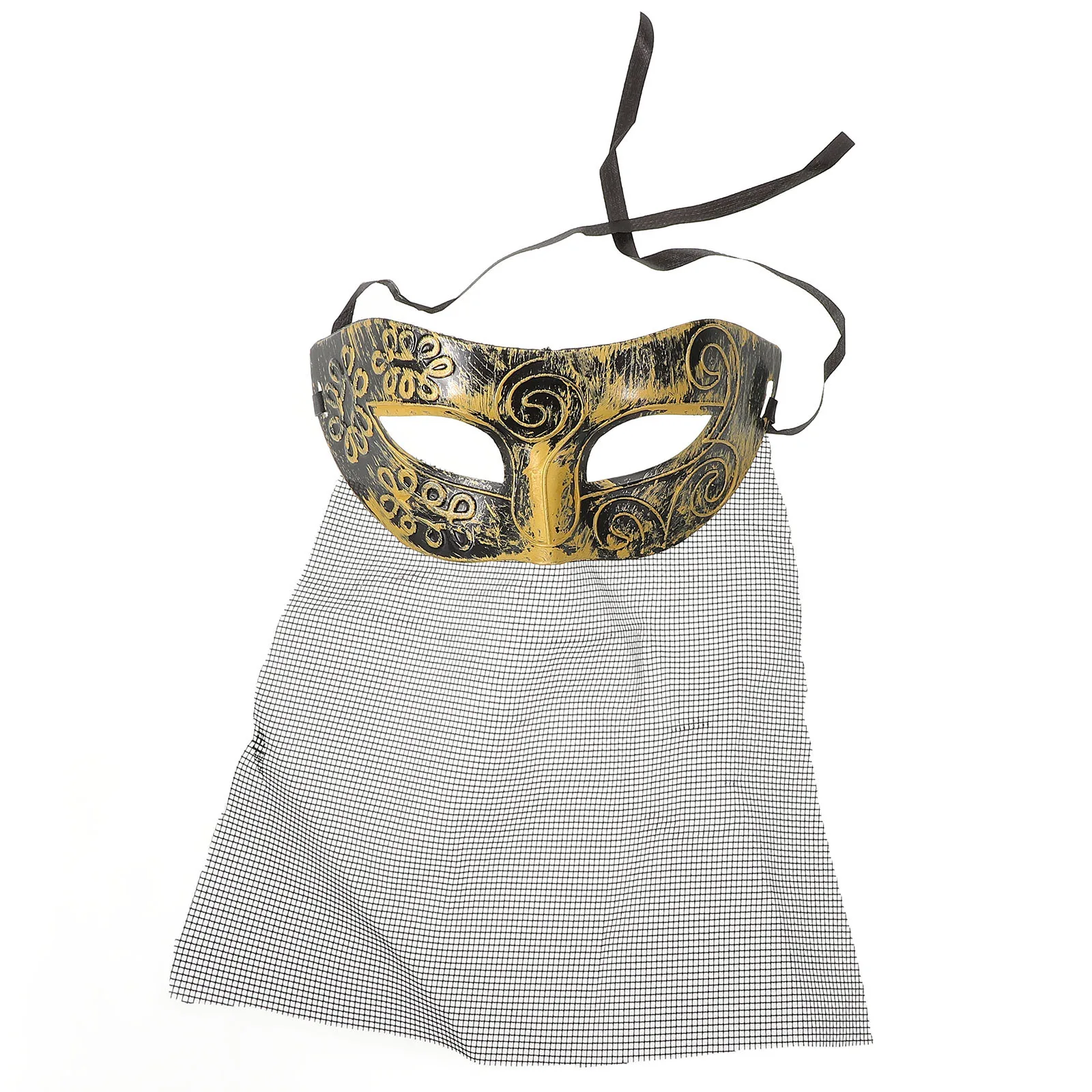 

Masquerade Mask PVC Cloth Lightweight Gauze Party Mask for Women Masquerade Ball Costume Halloween Festival Dance Party