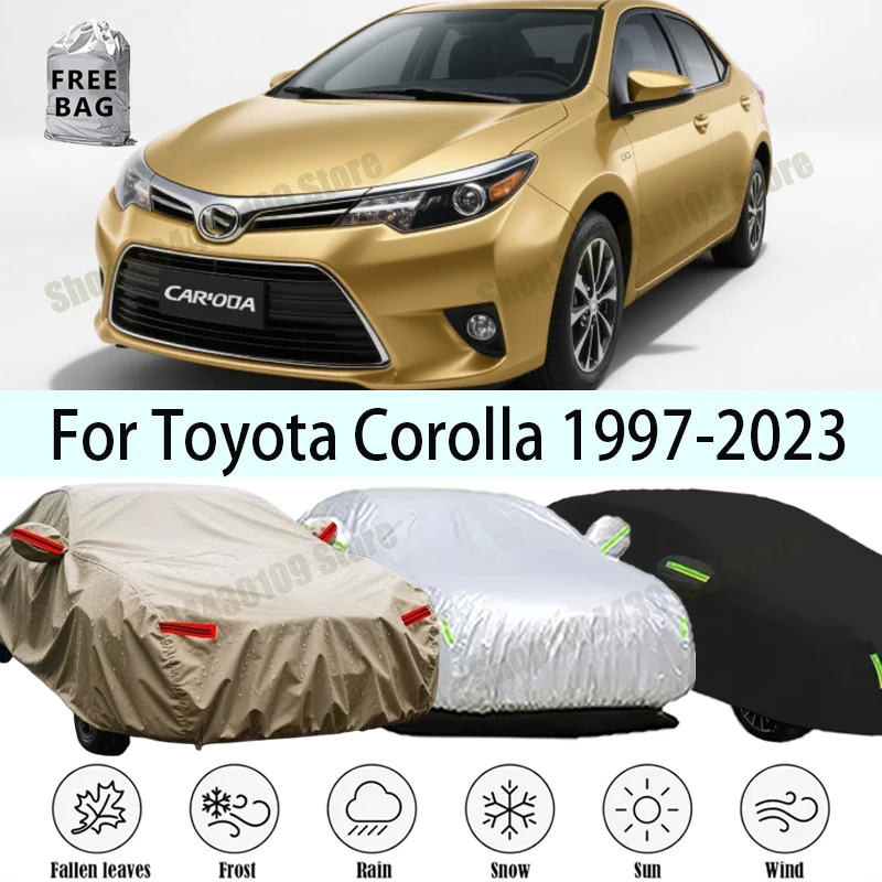 

For Toyota Corolla 1997-2023 Waterproof Car Cover Custom Duty SUN Waterproof All Weather Protection Outdoor