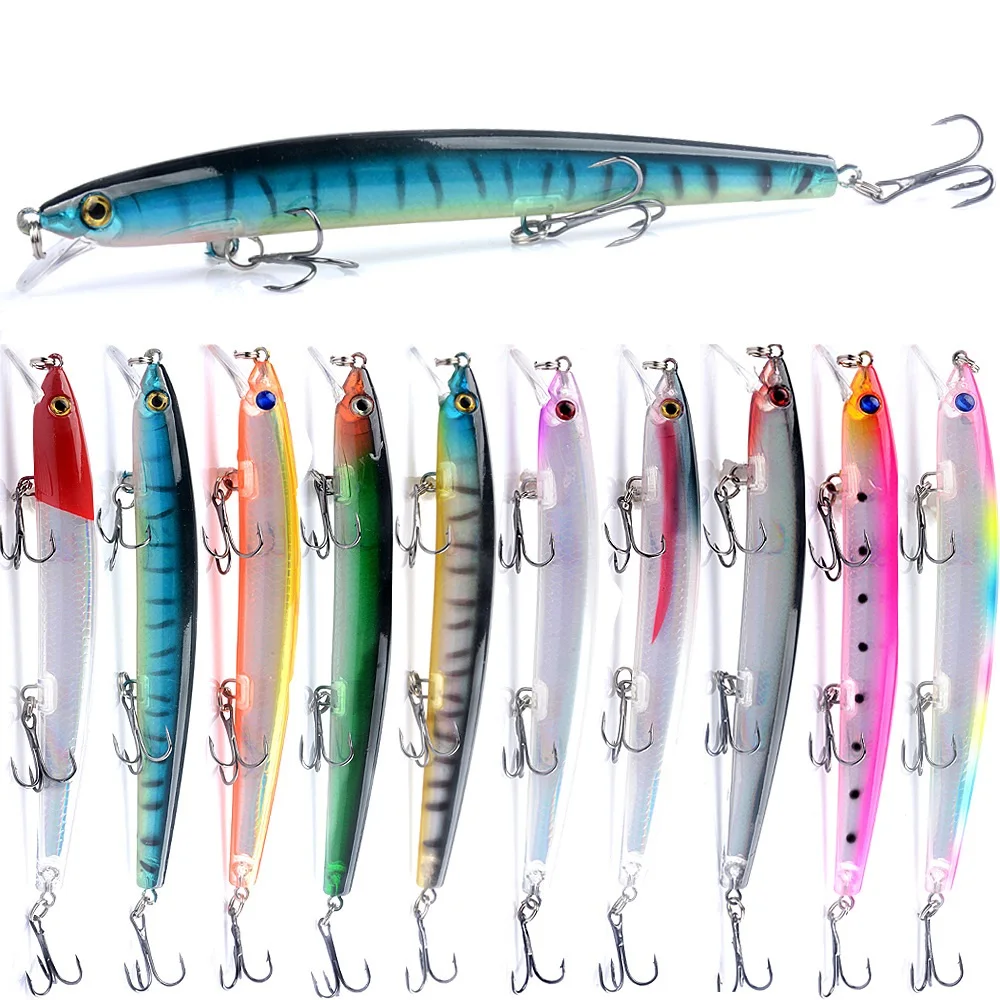 13.5cm 15g Luya Fishing Lure Bait Minnow Flying Ringing Bead Long-range Suspended Laser Hard Bait Fake Seafor Catfish Bass