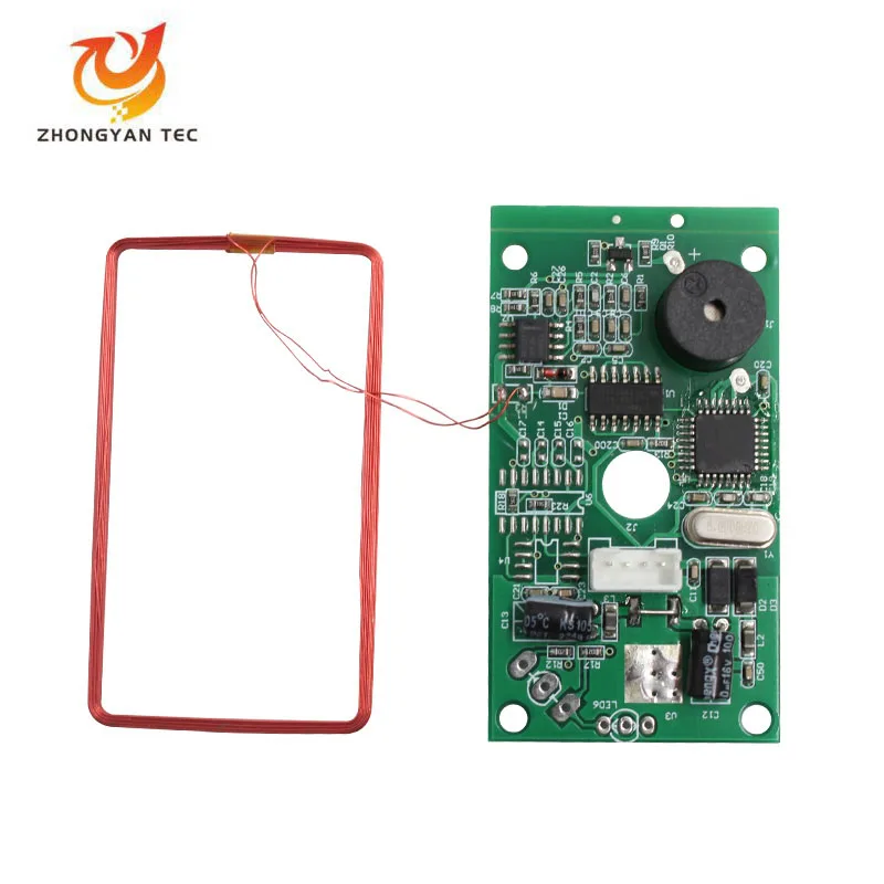 

Мини-бесконтактный интерфейс EM4100 125 кГц RS232 UART, модуль считывания идентификационных карт последовательной связи