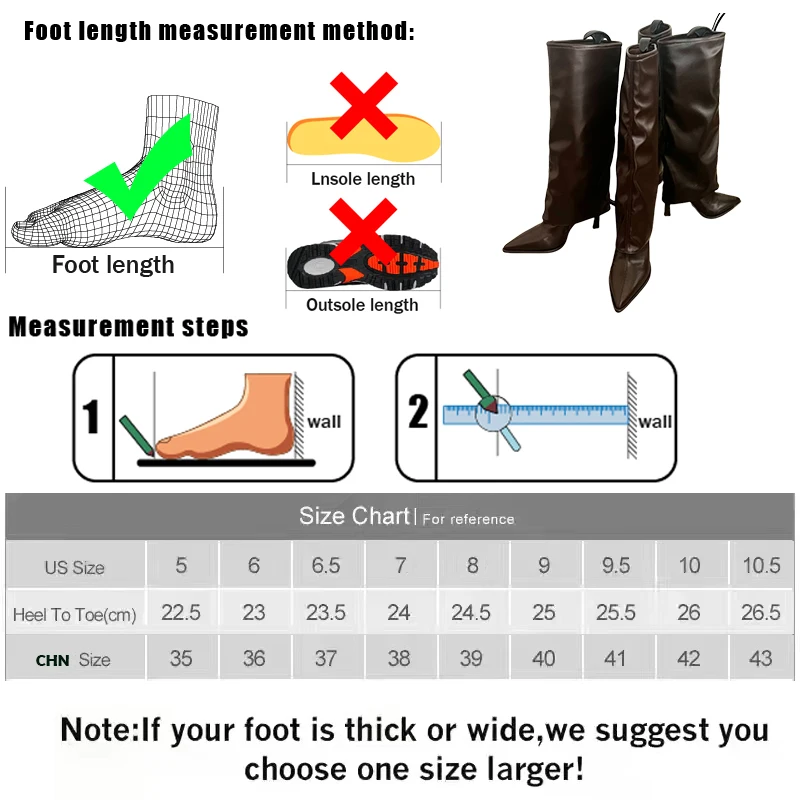 Party Modern Ladies Knee High Boots Pointed Toe  Fashion Pleated Western Women Long Boots Shoes Female Pumps Heels Shoes