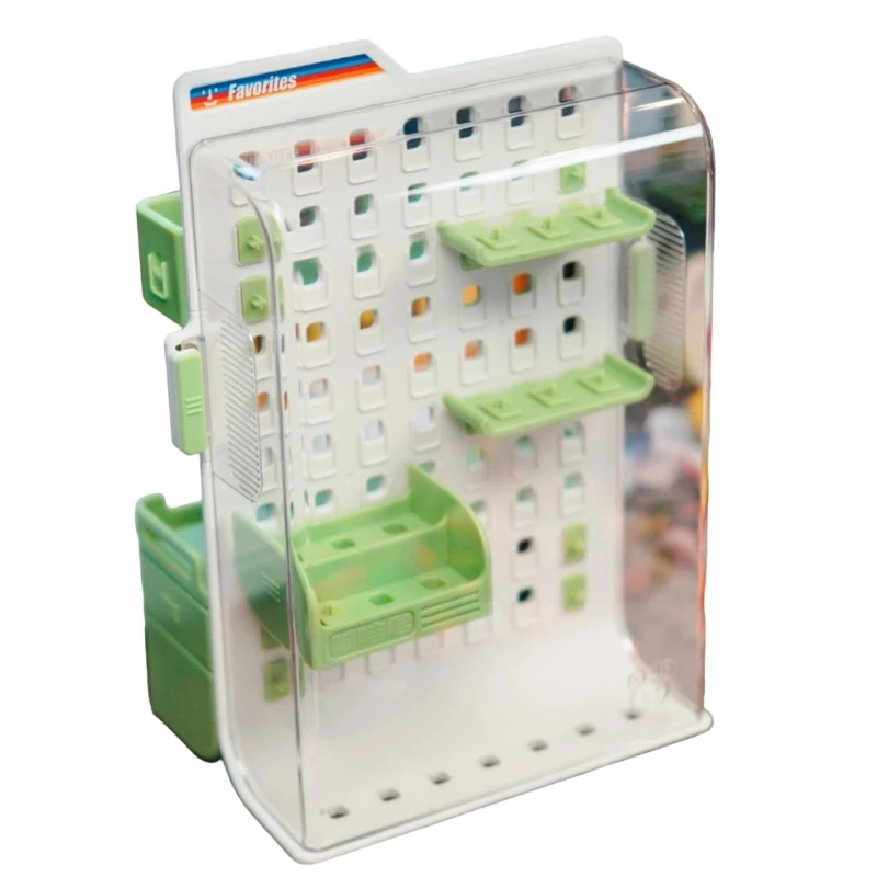  Toolless Wall Mountable Keycap Organizers Pegboard With Multiple Hole Design