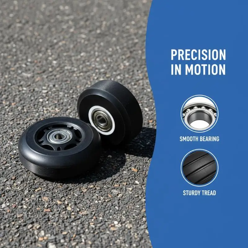 Pilates Reformer Wheel,Pilates Core Bed Part,Silent Roller Bearing Wheel For Beginners Home Workout Gym Fitness Exercise Equipme image 4