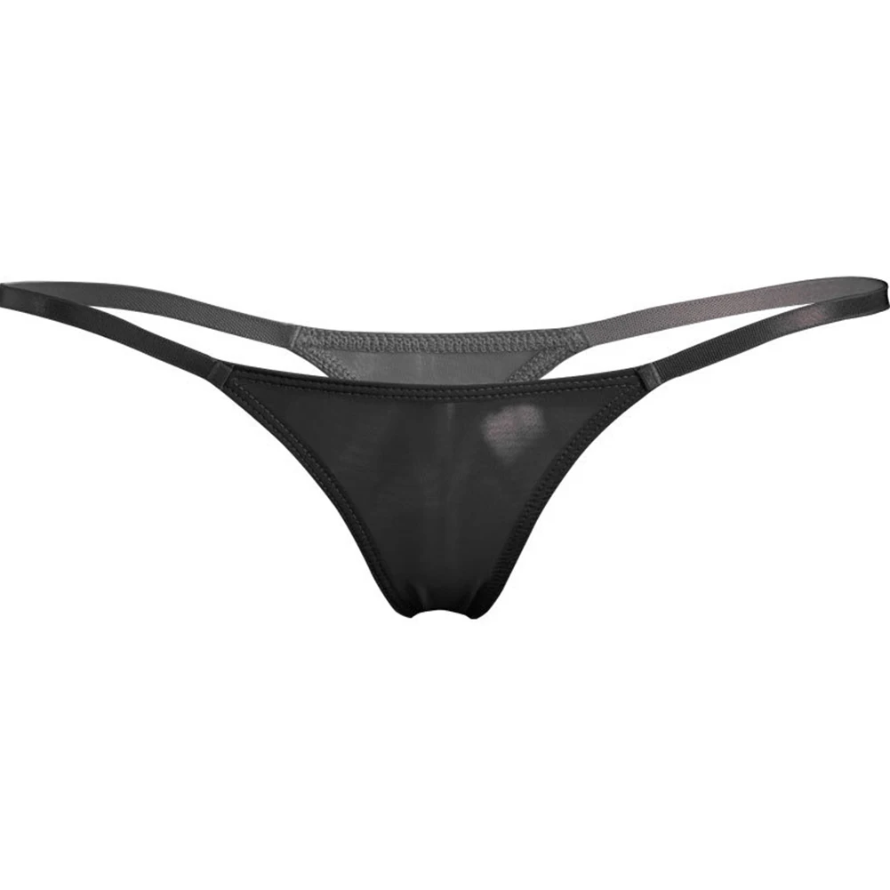 High Quality Breathable Comfortable Fashionable Night Thong Womens Underwear See Though Sexy Solid Color Low Waist