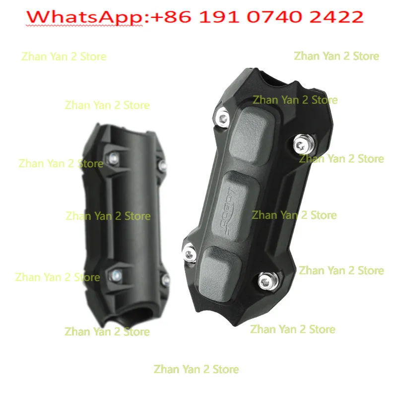 1PCS motorcycle guard bar anti-drop block universal 25mm bumper buffer protective rubber sleeve anti-drop rubber pad