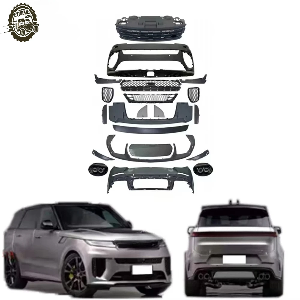 

PP Full Set Bodykit RR Sport to SV Style New Facelift Kit Upgrade Bodykit Front Bumper Rear Bumper Grille RR SV Body Set