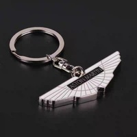 Metal Car Keyfob Keychain Creative Key Holder Keyring For Aston Martin DBX DBS V12 V8 DB11 DB9 Rapide AMR Vantage Accessories
