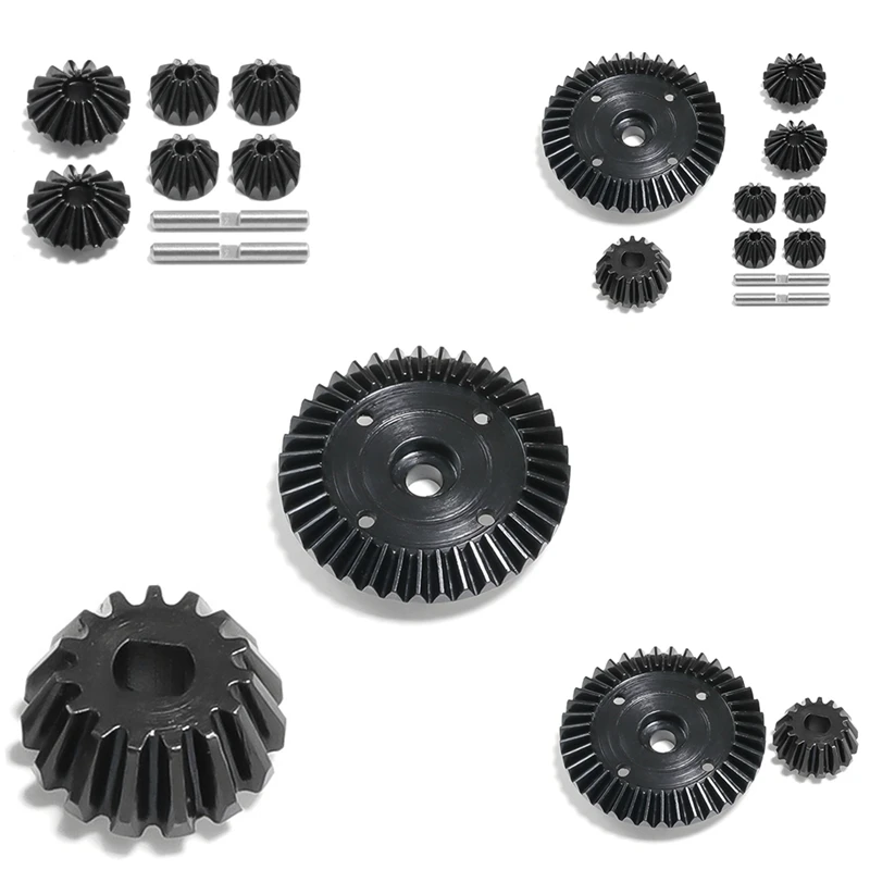 XV02 TT02 TT02B 45-Gauge Steel Complete Set Of Differential Gear + Main Gear Set Steel Gear image 5