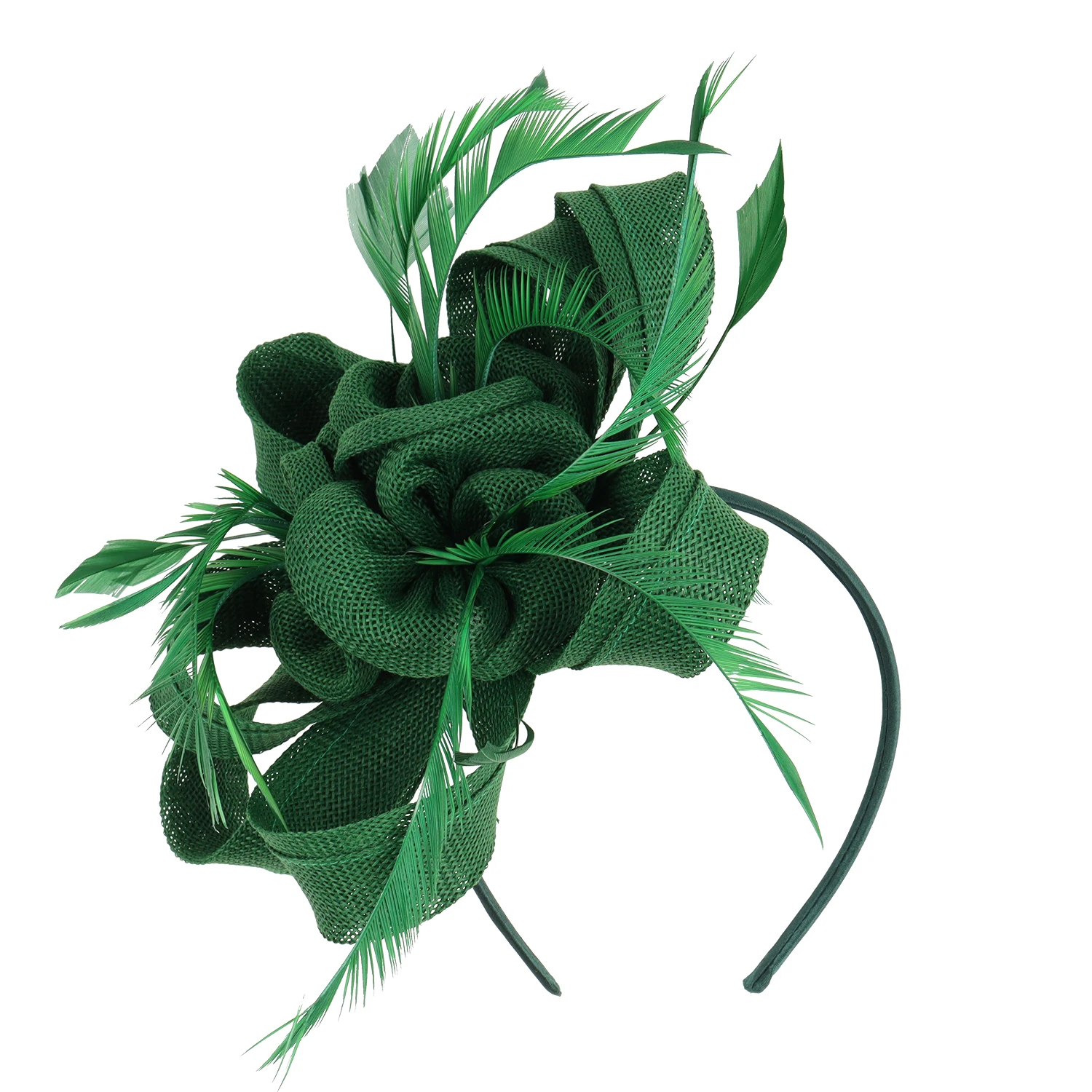 Tea Party Flower Fascinators Kentucky Derby Ascot Race Fascinators Wedding Cocktail Feathers Ribbon Fascinator Hats for Women