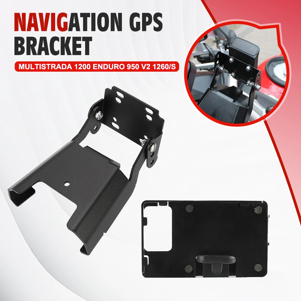 Navigation Bracket For Ducati Multistrada V2 1200 Enduro 950/S V2/S 1260/S/Enduro Motorcycle Mobile Phone USB Charging Holder