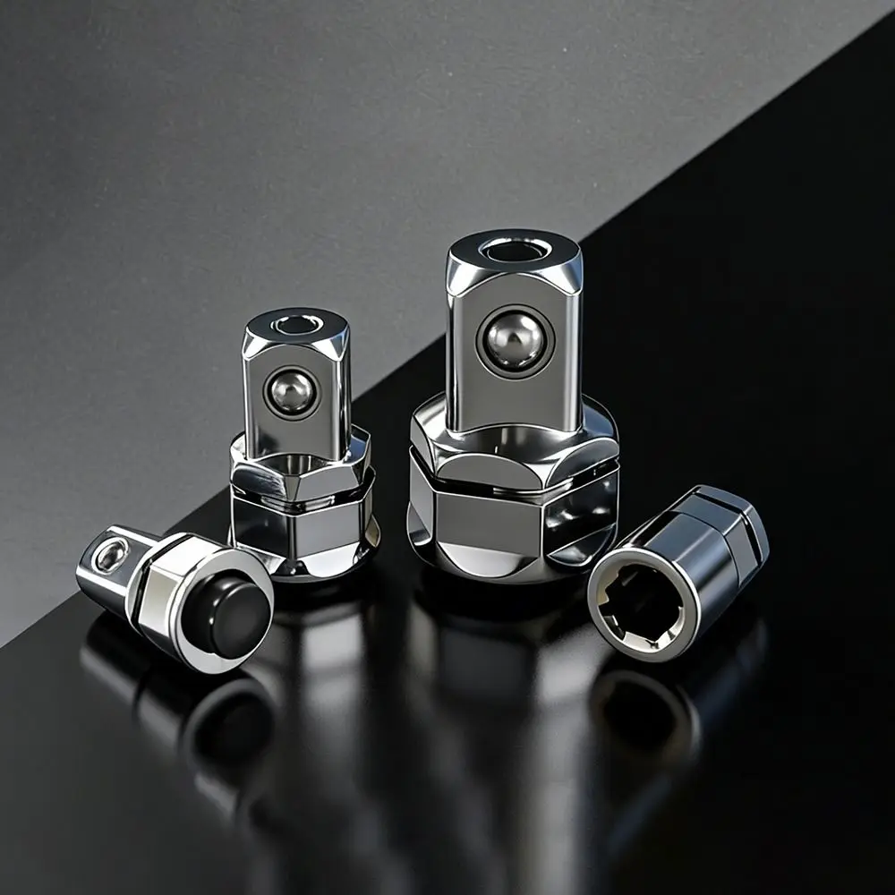 New Portable Hexagonal Ratchet Wrench Socket Adapter Multifunctional Durable Quick-release Drill Bit Concave Adapter Socket