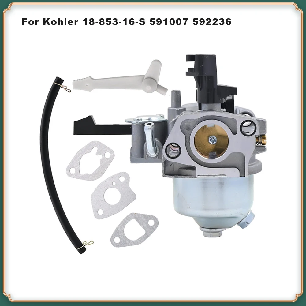 For Carburetor 18-853-16-S - Compatible with Kohler Parts 591007, 592236, A201499, A202645 for SH265 Models