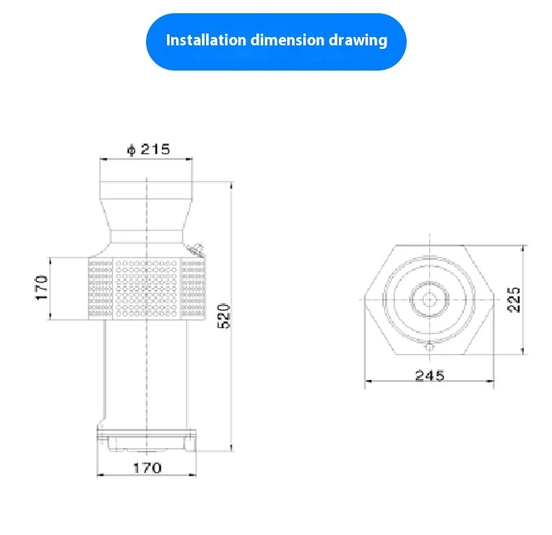 Single Stage 4 Inch Outlet Portable High-Pressure Fuel Submersible Pump Emergency Rescue Flood Control Centrifugal Design