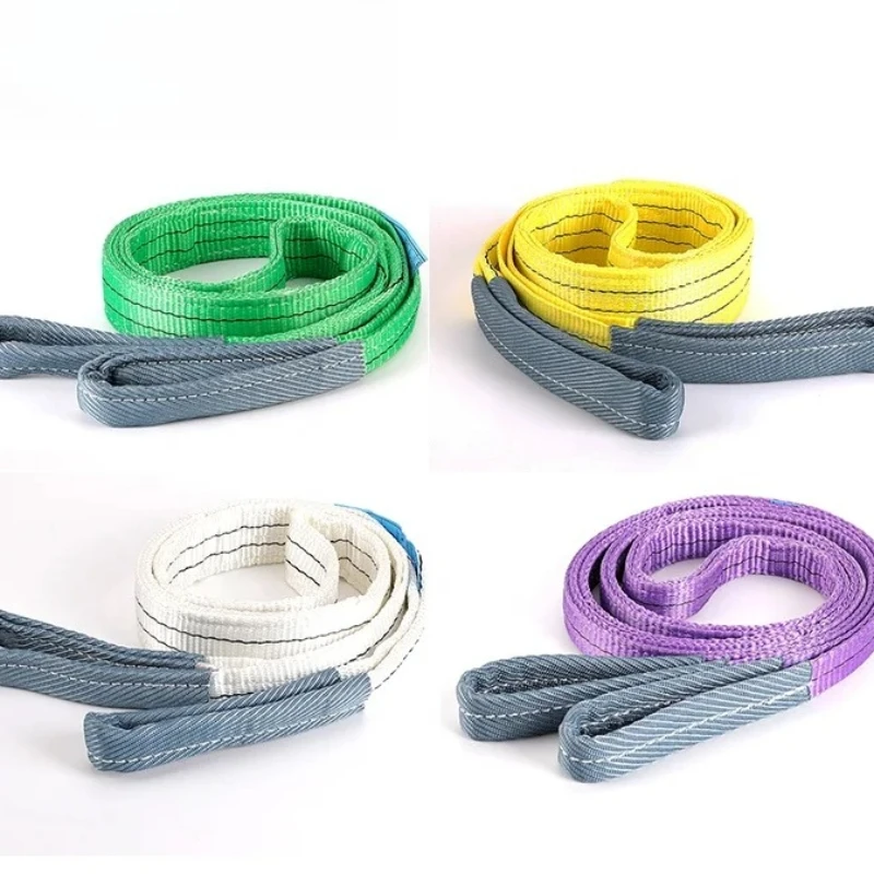 

Engineering lifting slings Polyester webbing slings for cargo lashing