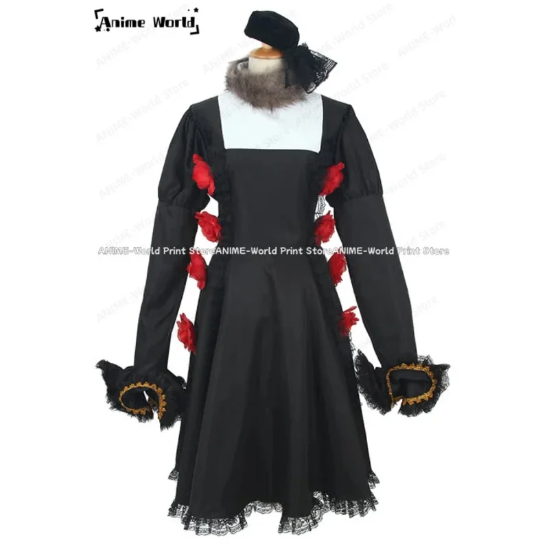 

《Custom Size》Anime Axis Powers Hetalia Russia Black Dress Cosplay Costume Christmas Party Halloween Uniformr,7;k'2.s;9,
