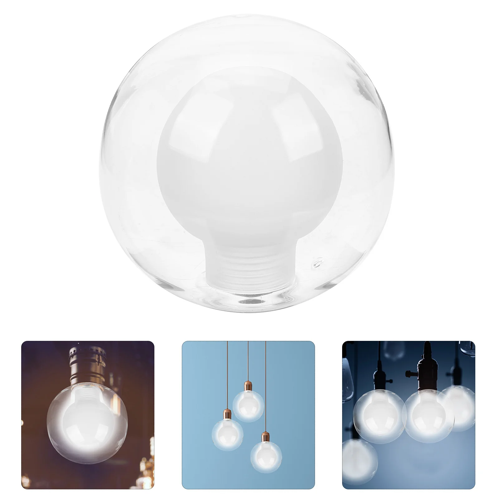 غطاء مصباح زجاجي أنيق، غطاء خفيف متين، تصميم إبداعي لمصابيح السقف المعلقة، عاكس الضوء الزجاجي للجو الدافئ