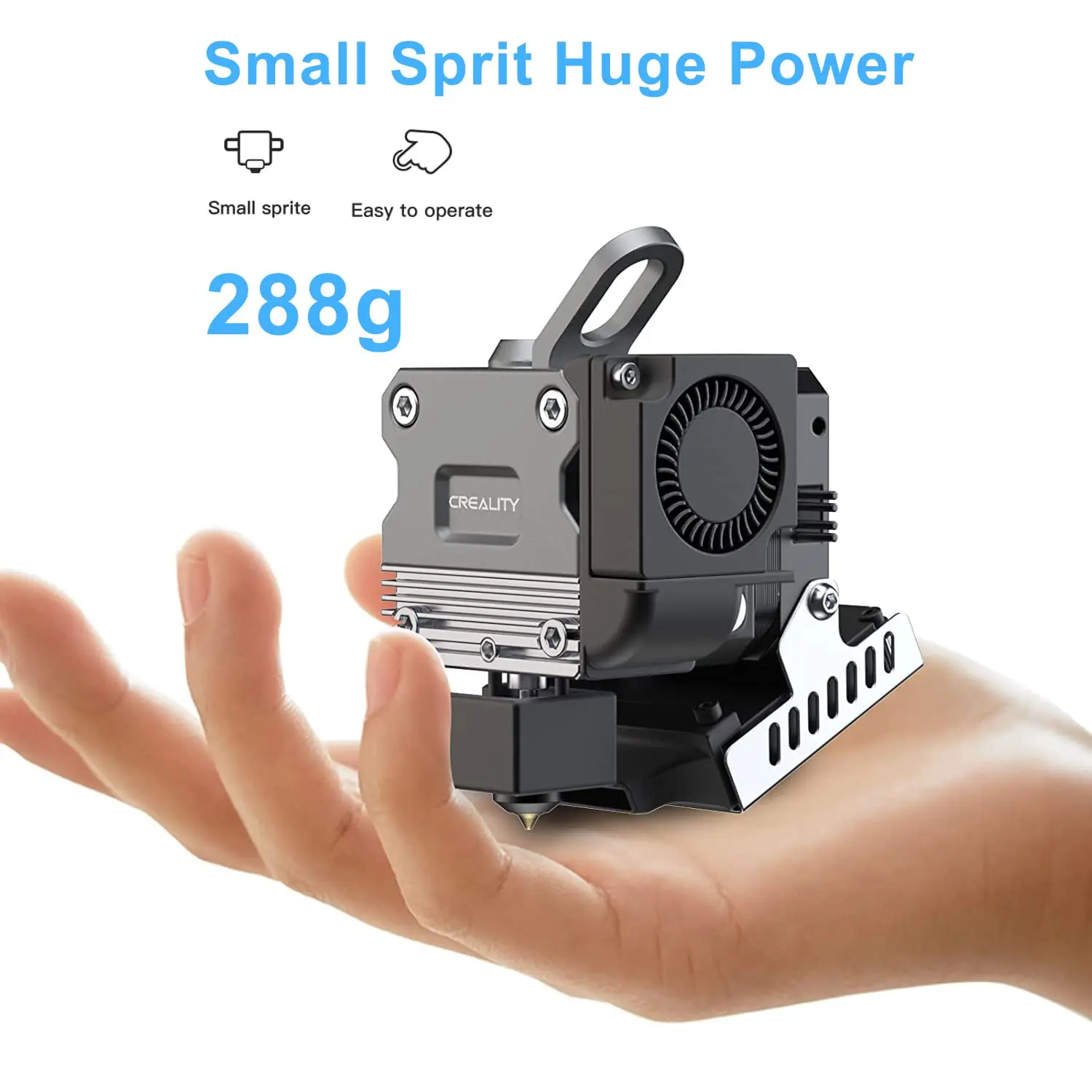 Creality Sprite Extrusora Pro Dual Gear Direct Drive Extrusora para Ender 3 / 3 Pro / 3 Max / 3 V2 Ender-3 S1/CR-10 Smart Pro