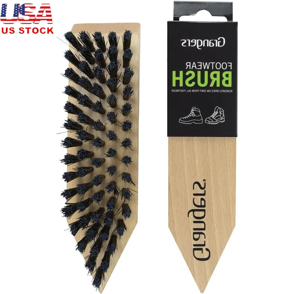 

Щетка для чистки ботинок Прочная деревянная ручка Прочная щетина Острые концы Универсальная обувь Безопасные кожаные замшевые нейлоновые туфли для гольфа