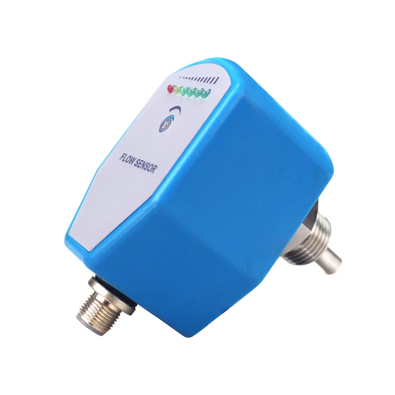 

Oil Gas Flow Switch Relay PNP NPN 4-20ma Output LED Indicator Thermal Flow Sensor DC24V AC220V Electronic Water Flow Switch