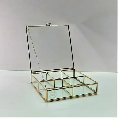 Noya Box & Terrarium 5 Compartments Jewelry Box 22x22 cm