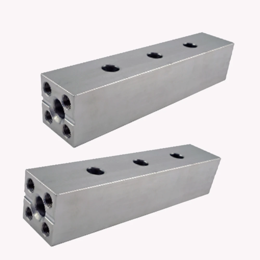 Waterjet Cutting Machine Supplier Pressure Manifold, Body Only End Cap Water Jet Intensifier Part Pressure Manifold Block 301350