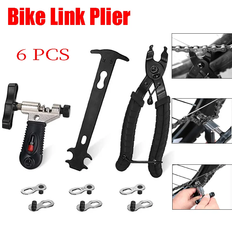Bike Chain Pliers Tool Anti Slip Handle Cycling Chain Link Splitter Clamp Multi Link Removal Repair Hand Tool Chain plier