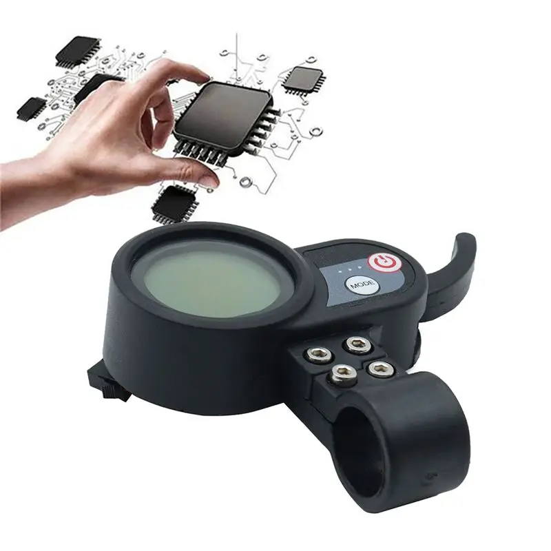 NEW HOT In Stock-1 Piece 36V-60V LCD Display Dashboard E Scooter E Bike Meter Plastic Electric Scooter Accelerator Accessories F