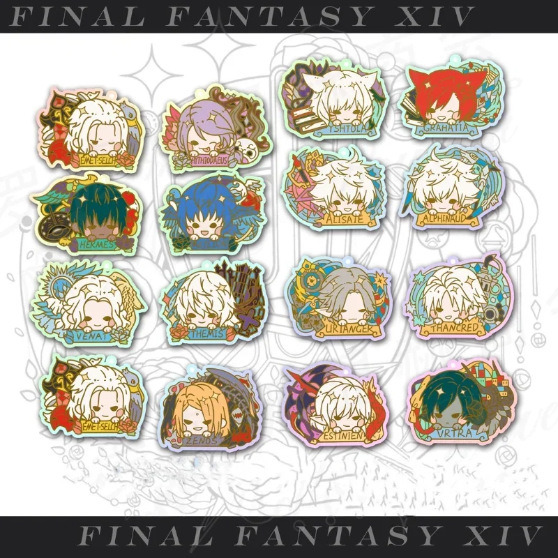 Game Final Fantasy XIV FF14 Metal Badge Hades G'raha Tia Venat Brooch Pins Bag Clothing Docor Collection Medal Cosplay Gift