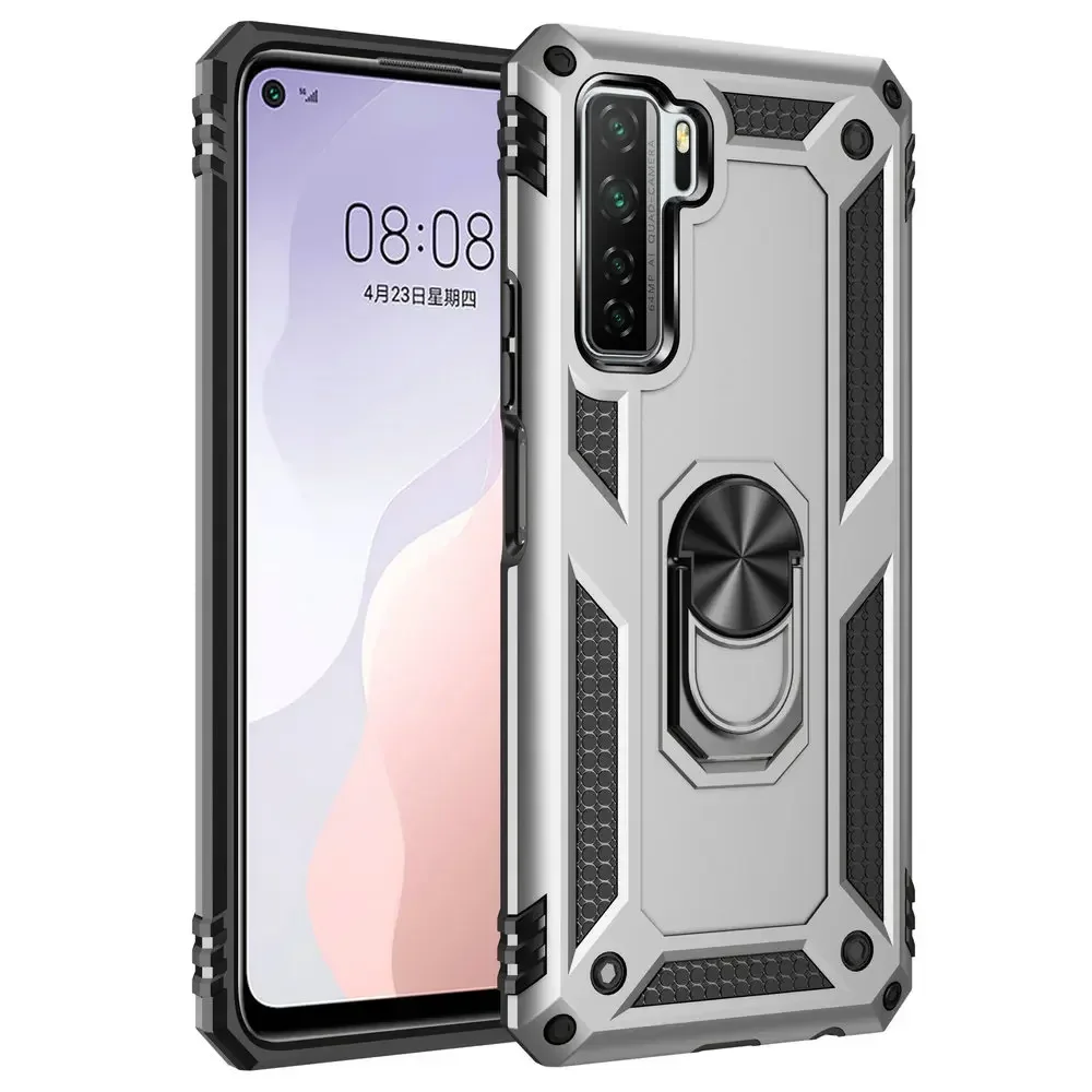 Honor 30S Russia Case Magnetic Ring Phone Holder Back Cover for Huawei Honor 30S Bumper Honor 50 Lite Shockproof Funda Cases