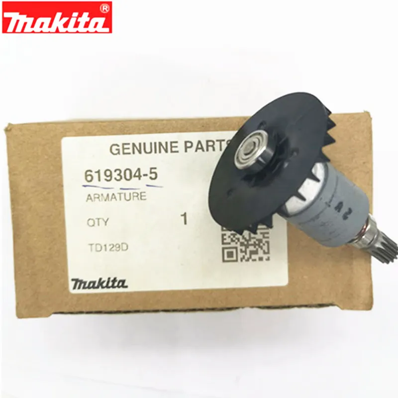 

MAKITA 619304-5 619303-7 Armature rotor for DHP459RFE LXPH05Z LXPH05 DHP459 DDF459 BHP459 BDF459/Z DDF459Z BHP459Z DTD129 TD129D