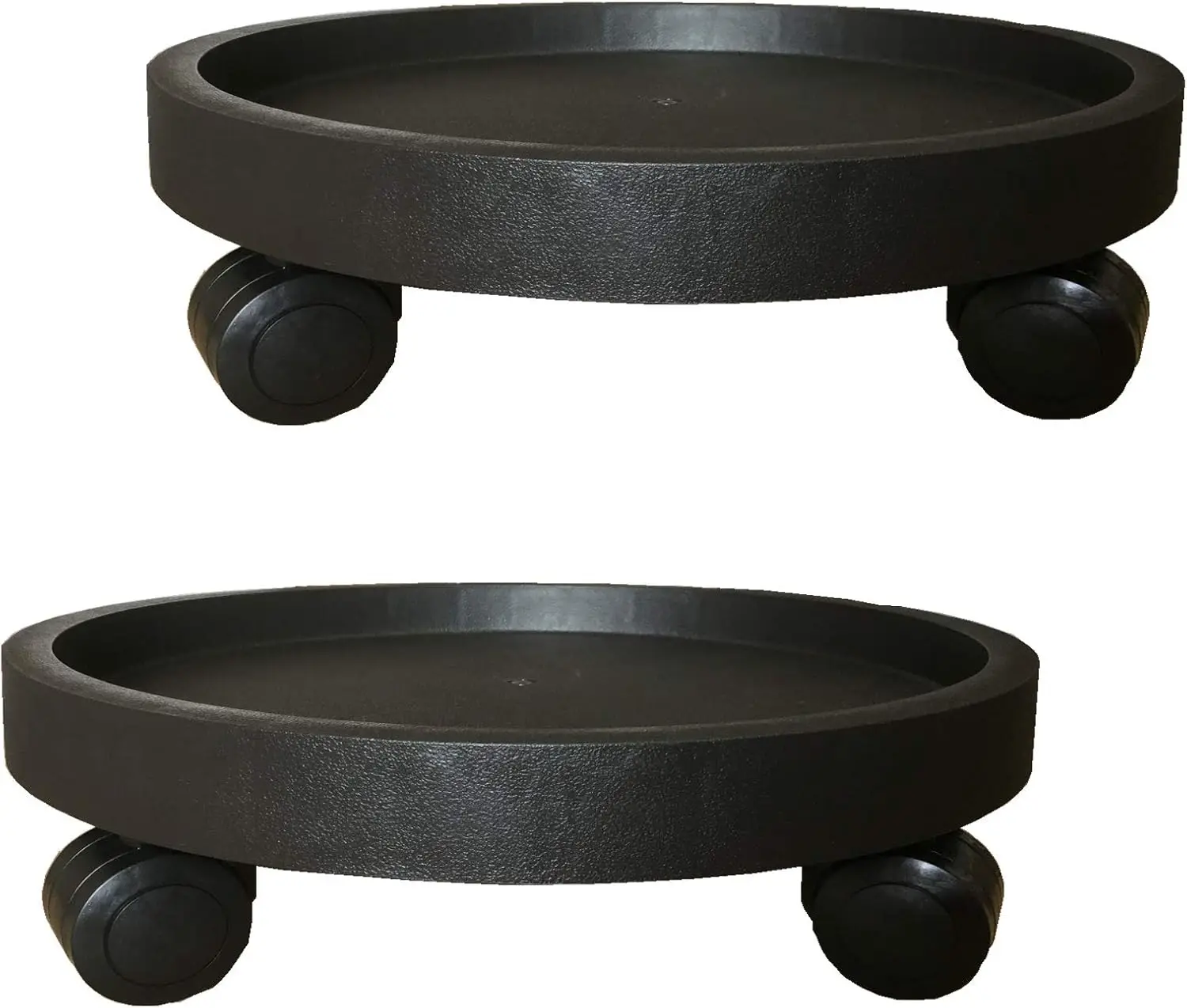 

2-Pack Heavy-Duty Rolling Plant Caddy with Wheels for Indoor Outdoor Use