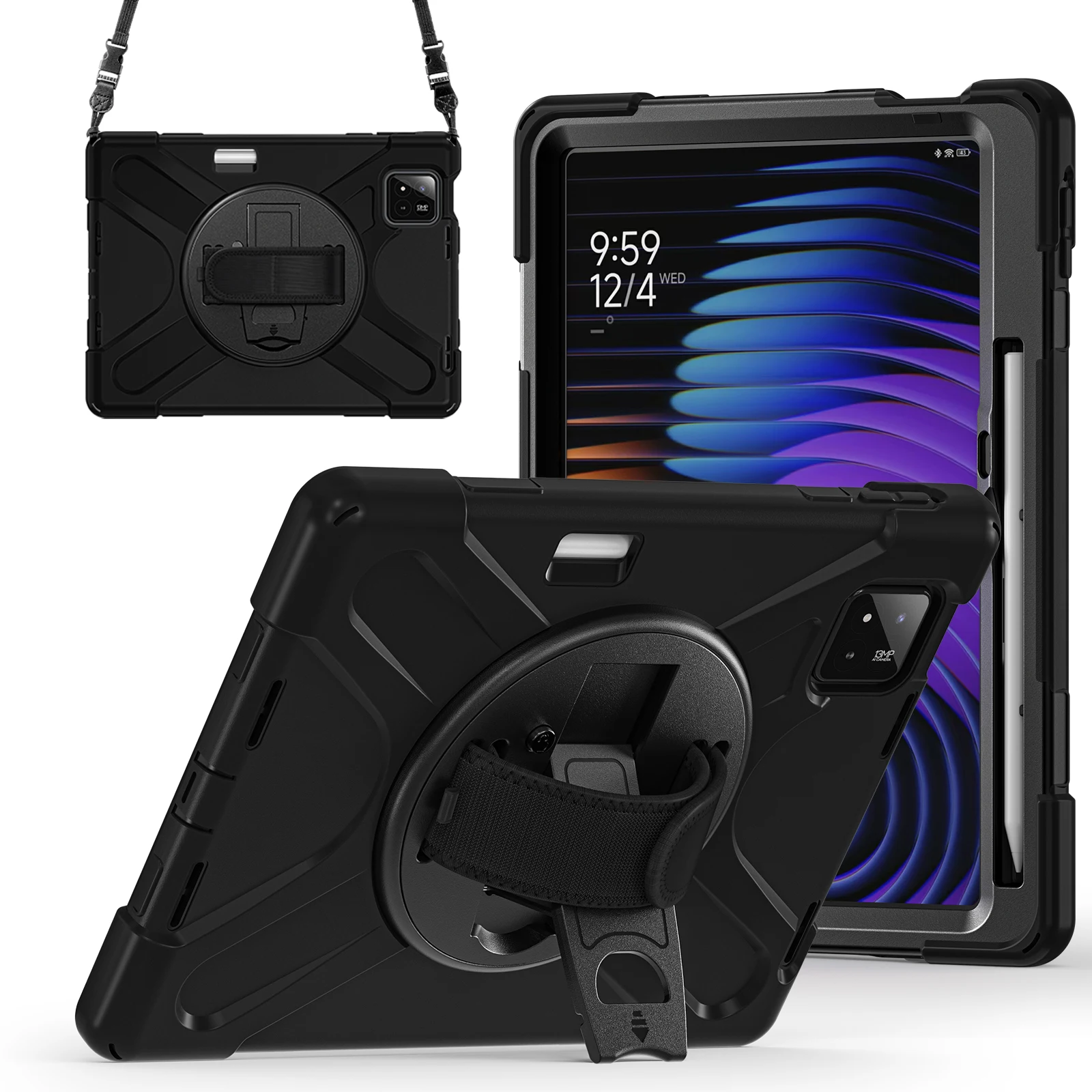 Stoßfeste Tablet-Hülle für Kinder, passend für Xiaomi Pad 8 & 8 Pro 11,2" Mi Pad 7 & 7 Pro POCO Pad X1 11,2, robuste Schutzhülle.