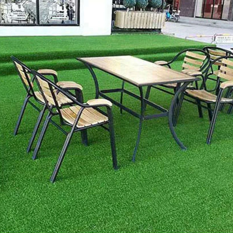 Realistic Indoor Outdoor Artificial Grass Turf Mat Simulated Lawn Carpet Faux Grass Carpet for Wedding Anniversary Party