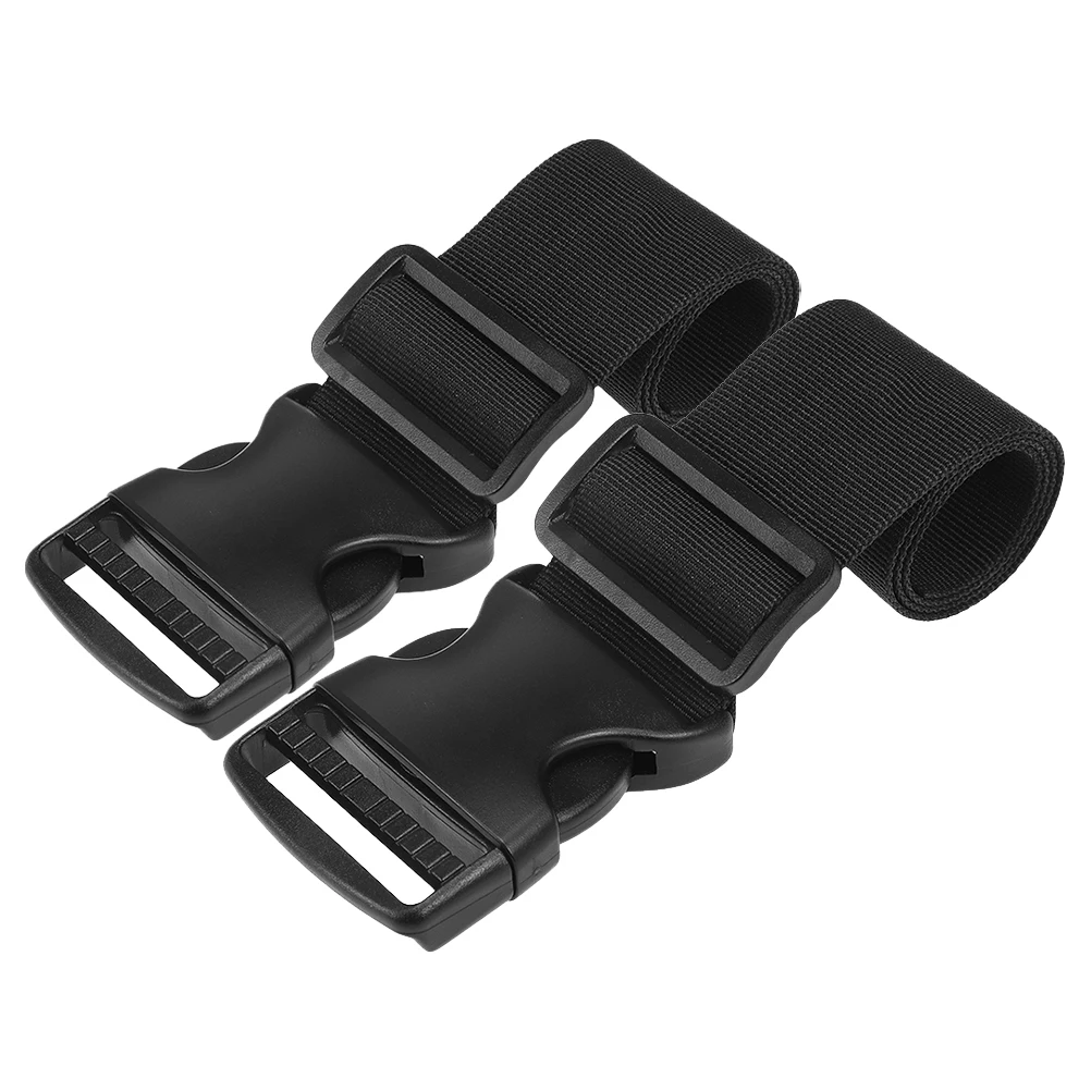 

2pcs Adjustable Fixing Straps Durable Luggage Belts Golf Trolley Straps Travel Accessories Lightweight Portable Packing Items