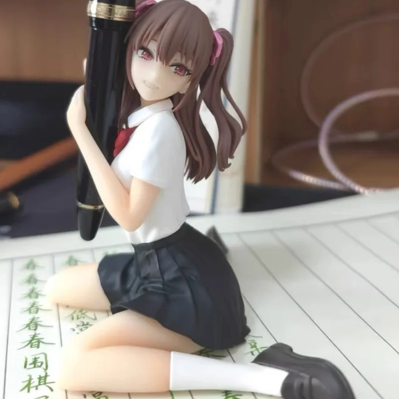 Bandai óculos fábrica genuíno anime atração caneta artesanal segurando amigo artesanal mesa de estar decoração festival presente