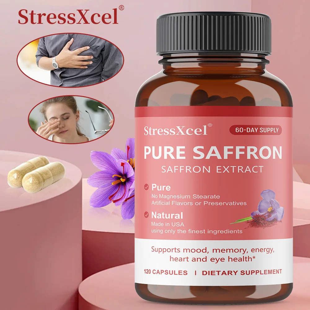 

Капсулы с натуральным экстрактом шафрана, подходят для мужчин и женщин, помогают повысить настроение, энергию, зрение и фокус и расслабление духа