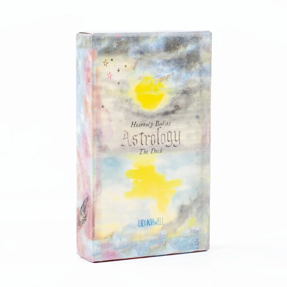 Heavenly Bodies Astrology 51-Card Deck Fate Divination Tarot Cards FortuneTelling Party Board Game Oracle Set 10.4 x 6.1CM