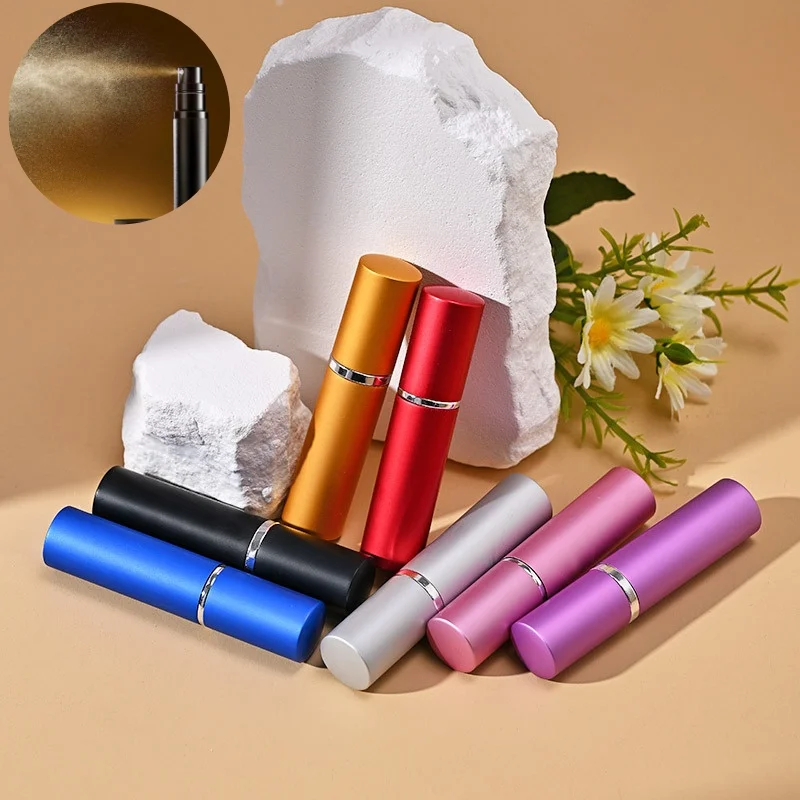 

Mini 10ml/5ml Perfume Spray Dispenser Bottom Filling Cosmetic Refillable Portable Liquid Container Atomizer for Travel