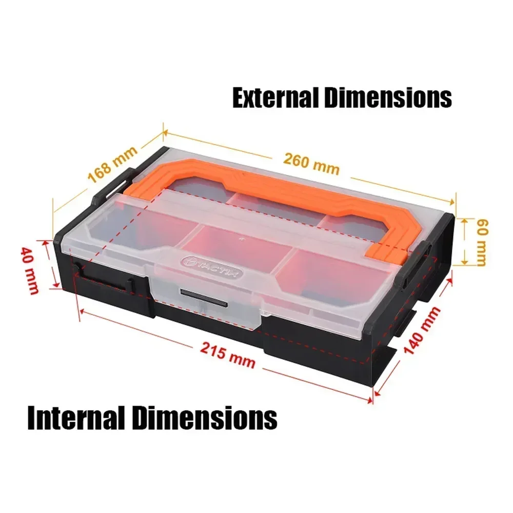 Combined Equipment Electric Stacked Multi-function Multi-layer Tool Drill Storage Screws Toolbox Electric Box Packaging Portable